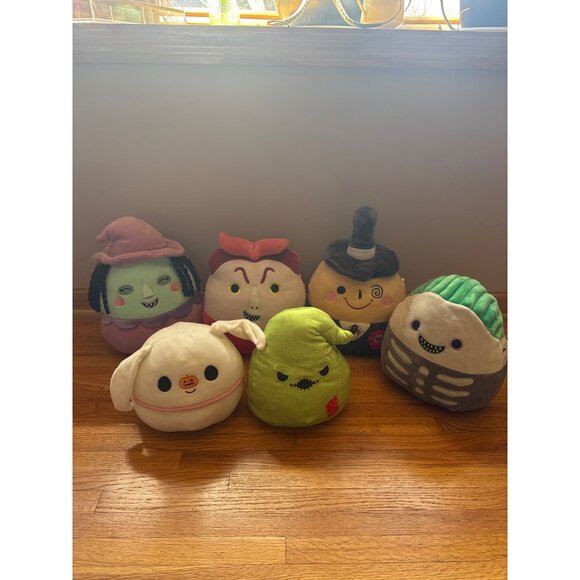 Disney The Nightmare Before Christmas Squishmallows Set Of 6 Plush Toys - Picture 1 of 4